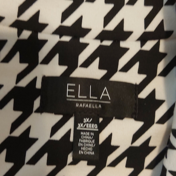 Ella black & white suit jacket - Picture 4 of 4